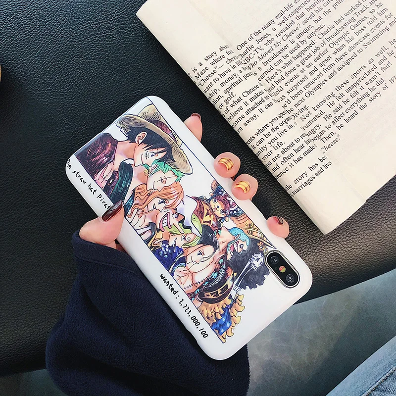 Cartoon Monkey D Luffy for IPhoneXs XR Max Mobile Phone Shell IPhone 6s 7 8 Plus Illustration Protective Case | Мобильные телефоны