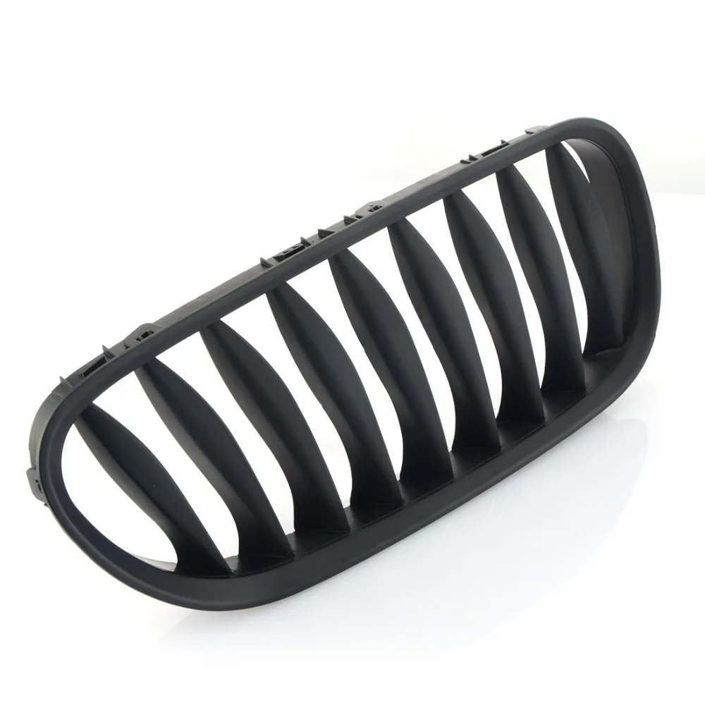 2 шт. углеродного черная матовая искусственная кожа с Передняя решетка для BMW E85 E86