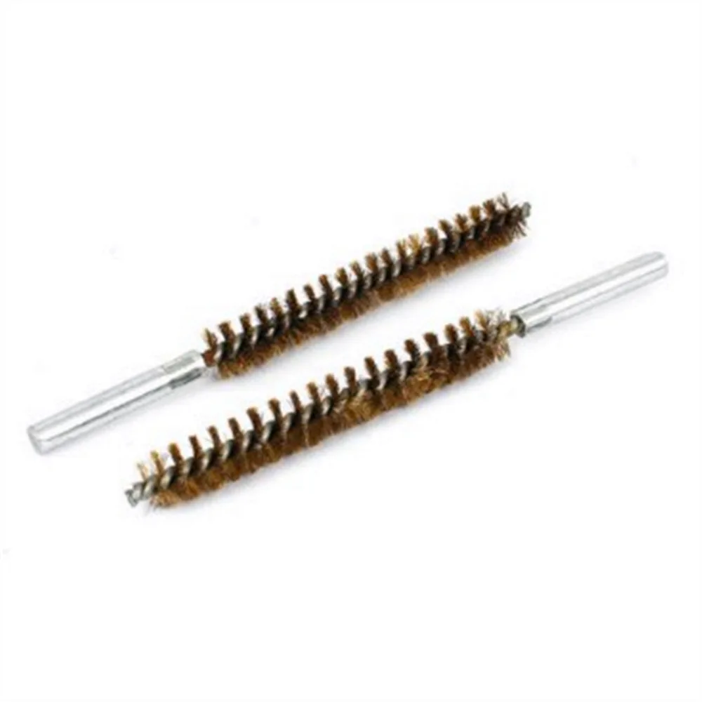 

2 Pcs 15mm Brush Dia Copper Wire Pipe Tube Cleaning Chimney Brushs