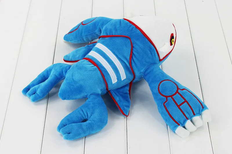 Аниме Kyogre VS Groudon плюшевые игрушки 24-30 см Kyogre Groudon мягкие куклы для детей