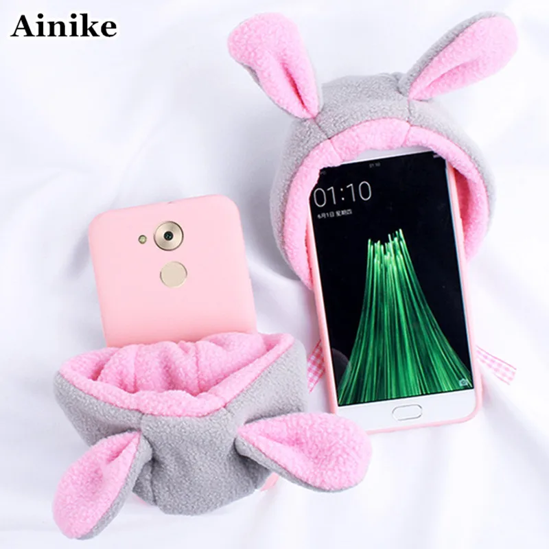 Мягкий чехол для телефона из ТПУ Ainike с милыми ушками животных P8 P9 Lite P10Plus Honor8 V9 Mate10