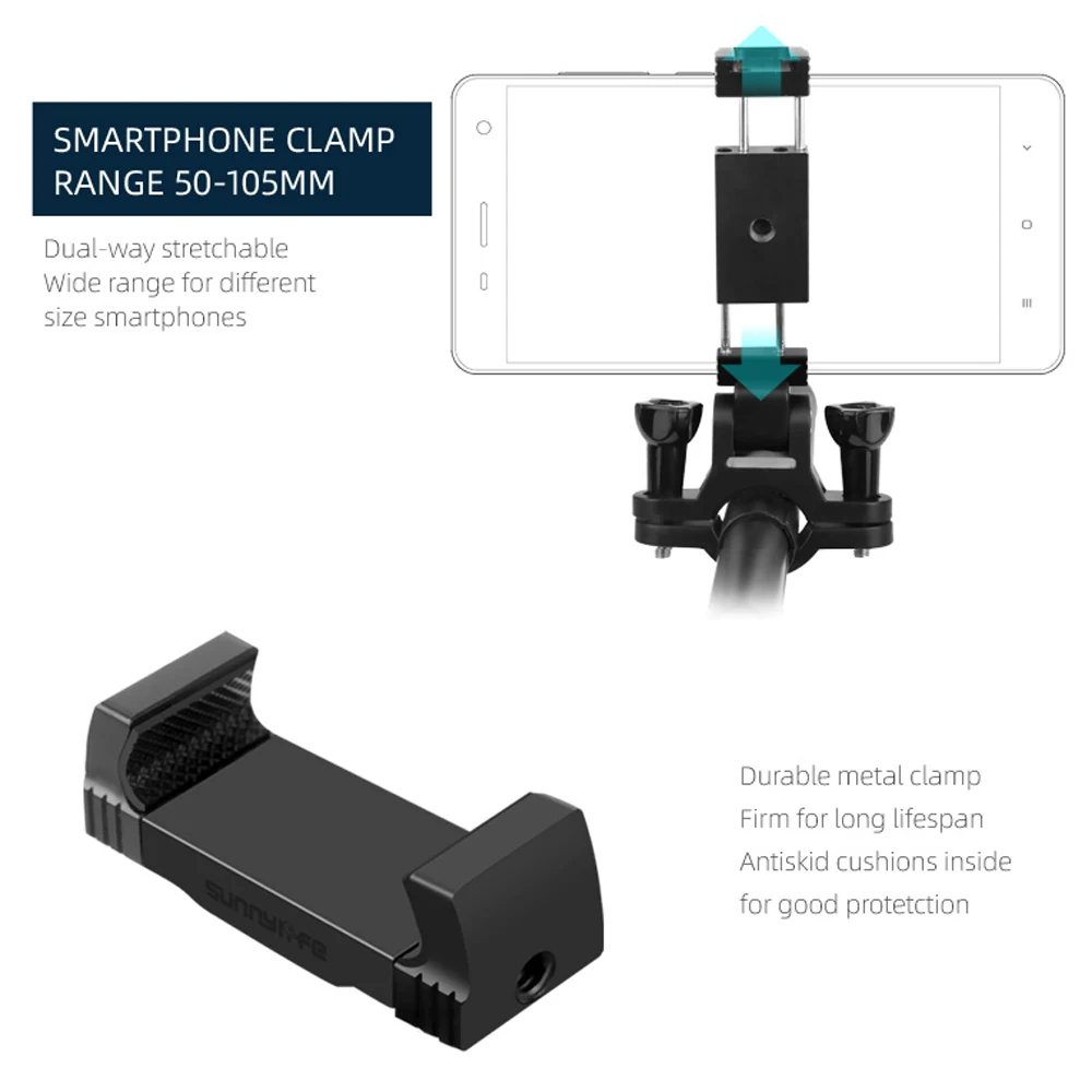 Для DJI Osmo карманные аксессуары ручной карданный адаптер для камеры для DJI Osmo крепление для телефона зажим для DJI Osmo Карманный карданный
