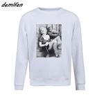 Пуловер мужской, в стиле хип-хоп, с принтом Мэрилин Монро