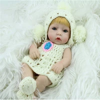soft silicone vinyl 28cm reborn baby girl doll appease lifelike babies play house toy for childrens christmas birthday gift