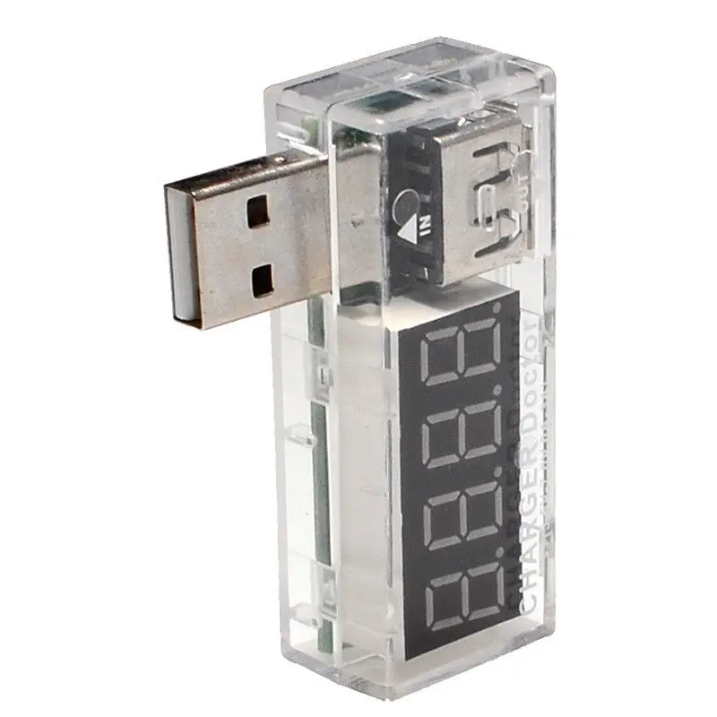 2000X силовой Амперметр детектор цифровой вольтметр USB тестер напряжение тока