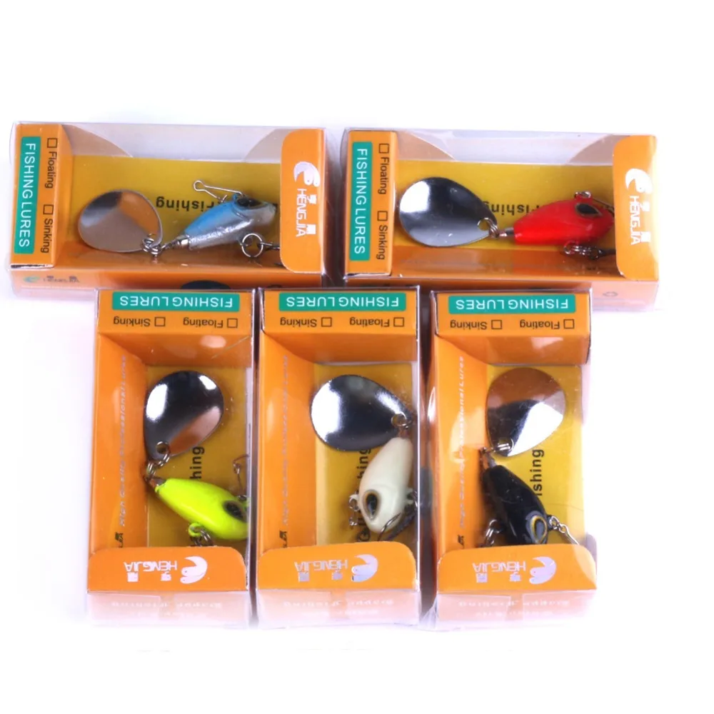 5 шт. приманки для ловли окуня 25 мм 11 г|vibration lures|fishing lurefishing spinner |