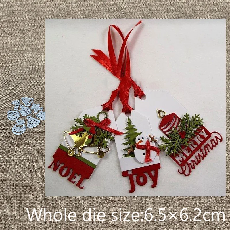 Новый дизайн металлическая высечка 8 шт. Рождественское украшение альбом для