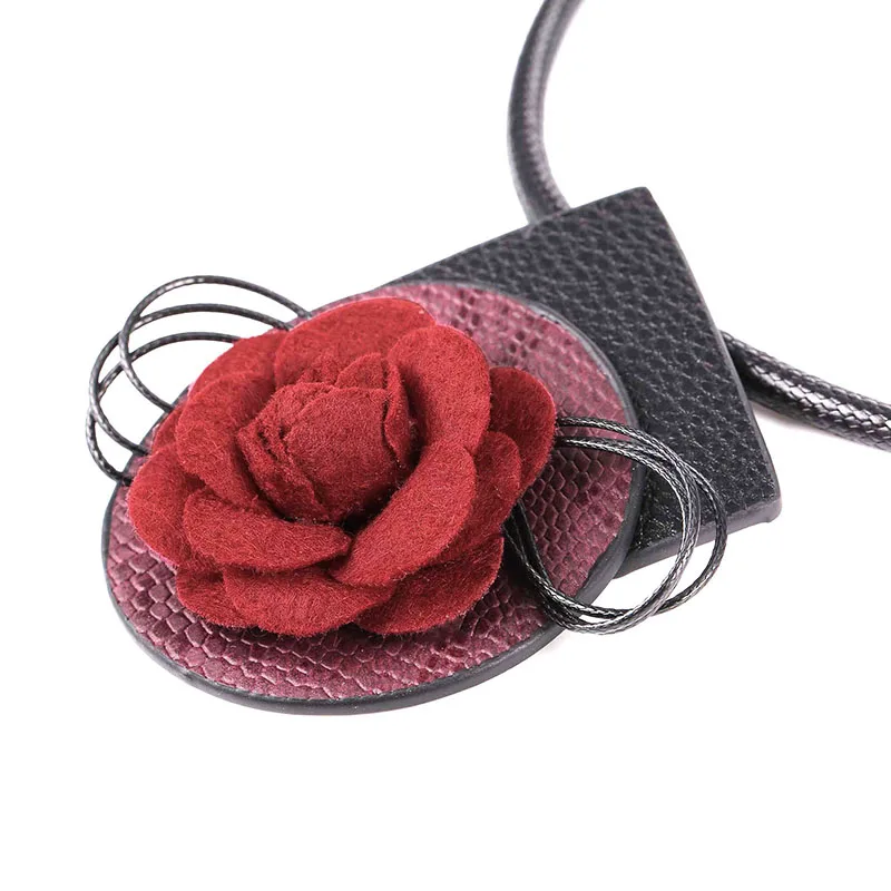 Женское винтажное ожерелье-чокер из искусственной кожи в стиле бохо | Украшения и