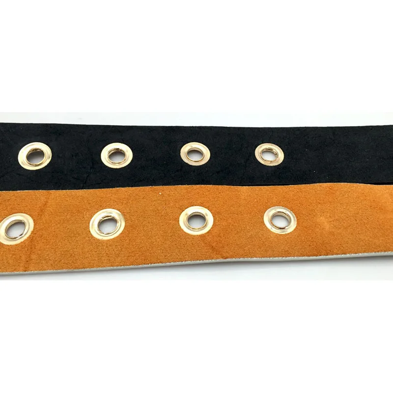 Модные кожаные широкие металлические золотые дизайнерские ремни с пряжкой для