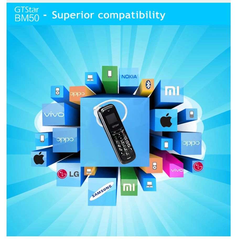 GTSTAR BM50, две sim-карты TF, беспроводная bluetooth-гарнитура, набор номера, стерео мини-наушники, обновленная версия, автомобильные наушники для мобильного телефона