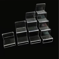 new clear acrylic show stand for mobile cellphone wallet sun glasses rack reveal frame1 2 3 4 layer jewelry display shelf