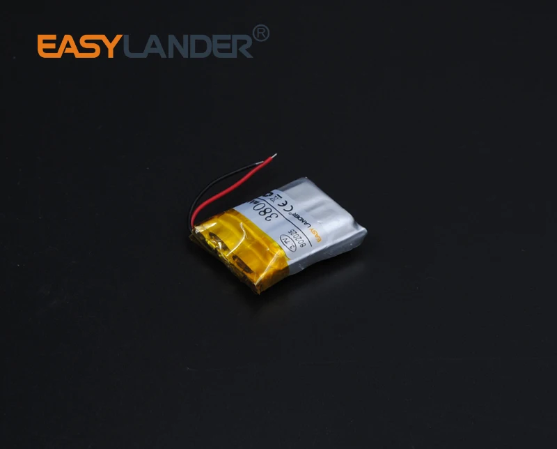 3 7 V 380mAh 802025 литий полимерный ионный аккумулятор для bluetooth гарнитуры mp3 MP4 спикер