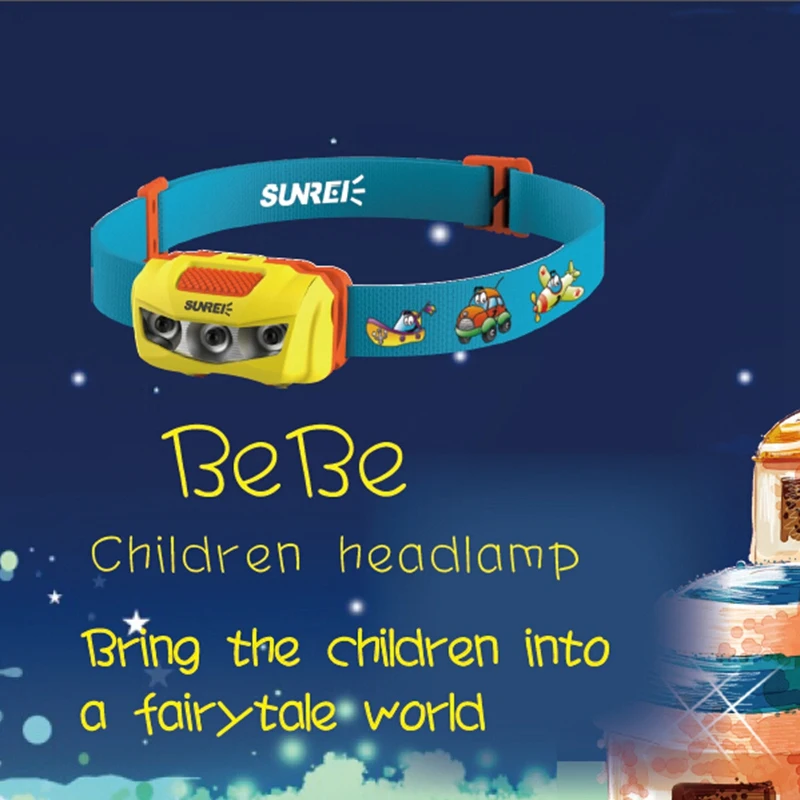 Новый SUNREE BEBE дети/Дети IPX6 головной светильник лампа | Лампы и освещение