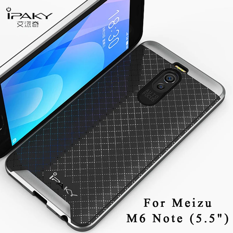 Meizu m6 note Чехол iPaky бренд meizu 6 чехол силиконовая Броня задняя крышка + тонкий ПК