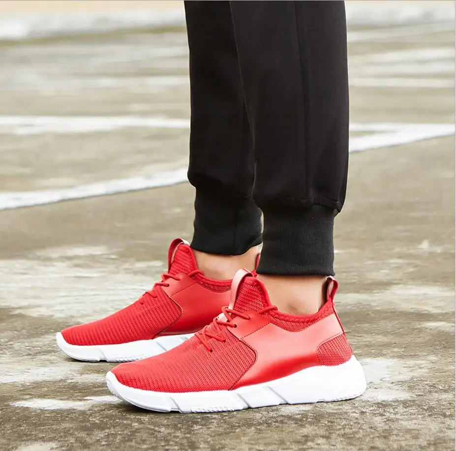 2018 Новая модная мужская обувь трендовая повседневная на плоской подошве со