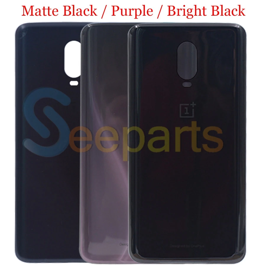 Чехол для аккумулятора Oneplus 6 T задняя крышка стеклянной двери запасные части