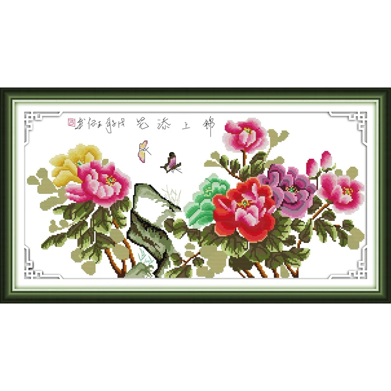 

Joy Sunday лучшие и лучшие китайские наборы крестиков экологичный хлопок Печатный 14 11CT DIY свадебное украшение для дома