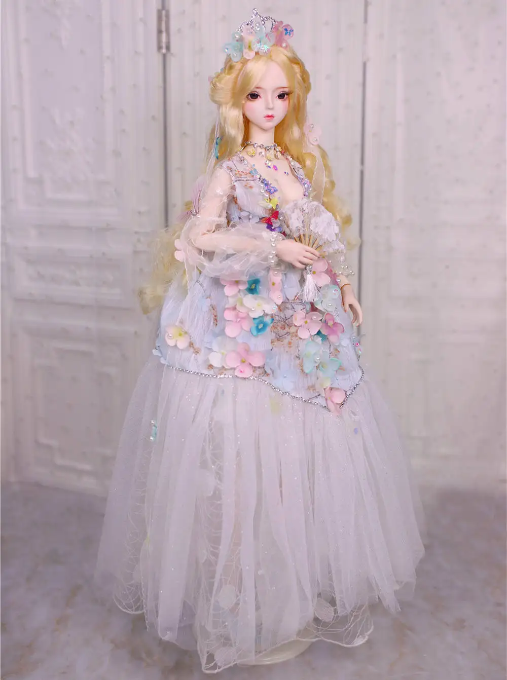 DBS 1/3 BJD кукла имя от Флоранс механическое соединение тела с макияжем, в том числе волосы, глаза, одежда 62 см Высота девушки ледяной, SD - Цвет: Elena