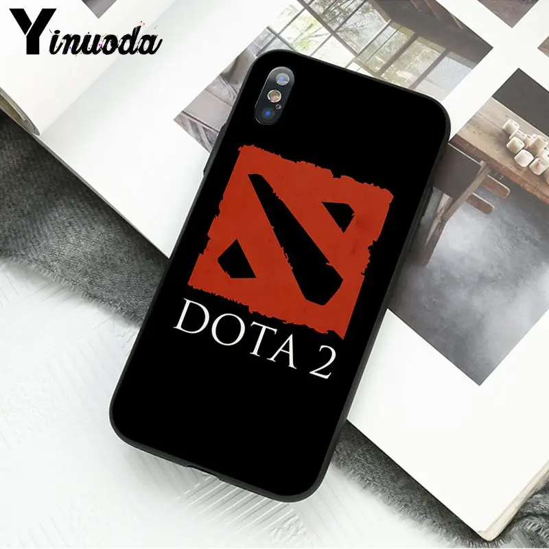Мягкий ТПУ чехол для телефона Yinuoda Shadow Fiend Dota 2 аксессуары iPhone 5 5Sx 6 7plus 8 8Plus X XS MAX XR |