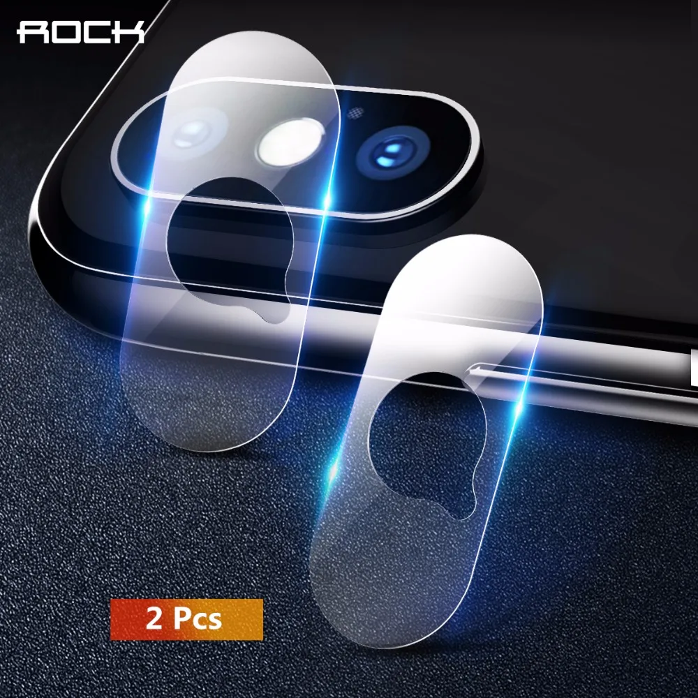 Rock 2 шт. Защитная пленка для объектива задней камеры из закаленного стекла iPhone X Xs