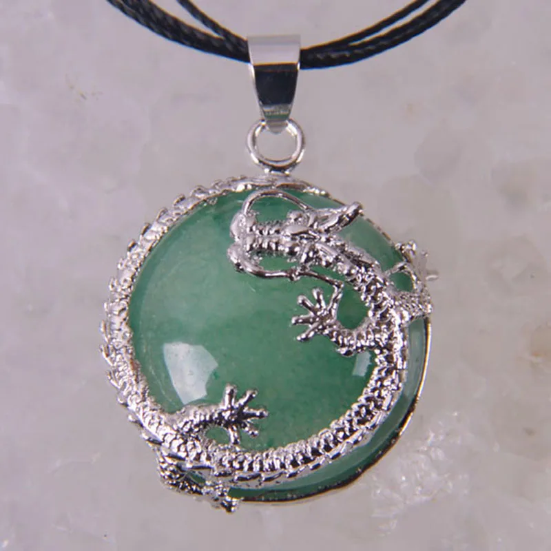 Подвеска из натурального зеленого авантюрина драгоценный камень ювелирные