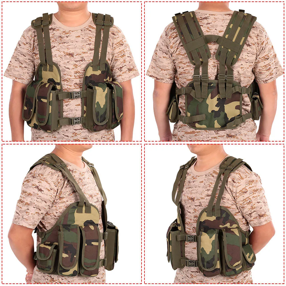 

Simple Military Vest Outdoor Multi-function Lightweight Combat Vest Sports Wear Hunting Vest CS Training Suits