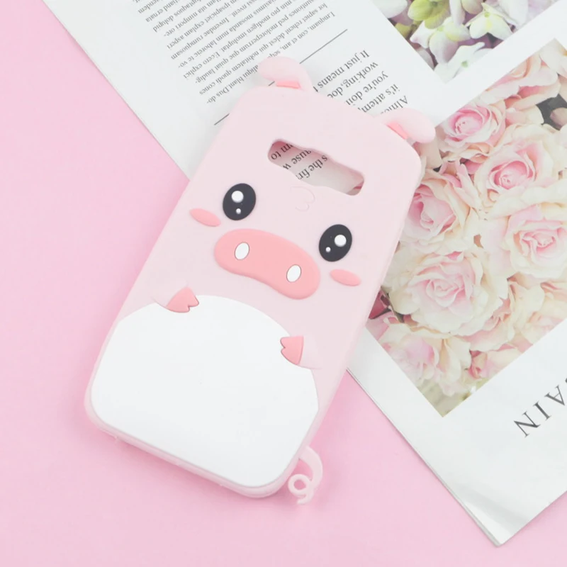 Милый чехол для samsung Galaxy S3, S5, S6, S7 Edge, S8, S9 Plus, S10e, S10 Plus, чехол для телефона с котом Салли - Цвет: QQ Pig