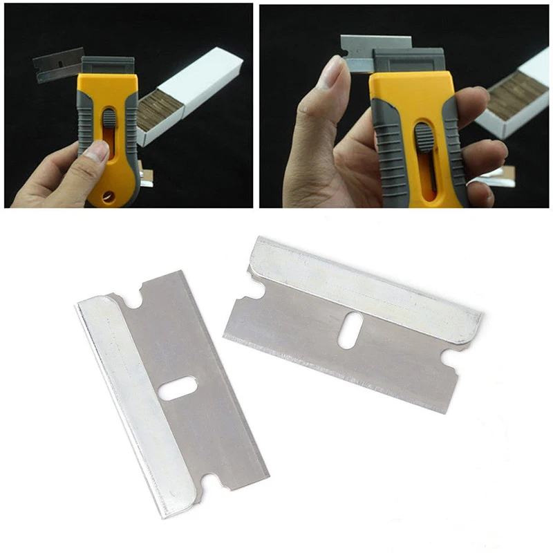 

Ceramic Glass Oven Window Tinting Razor Scraper Stainless-Steel Blades 1.57inch