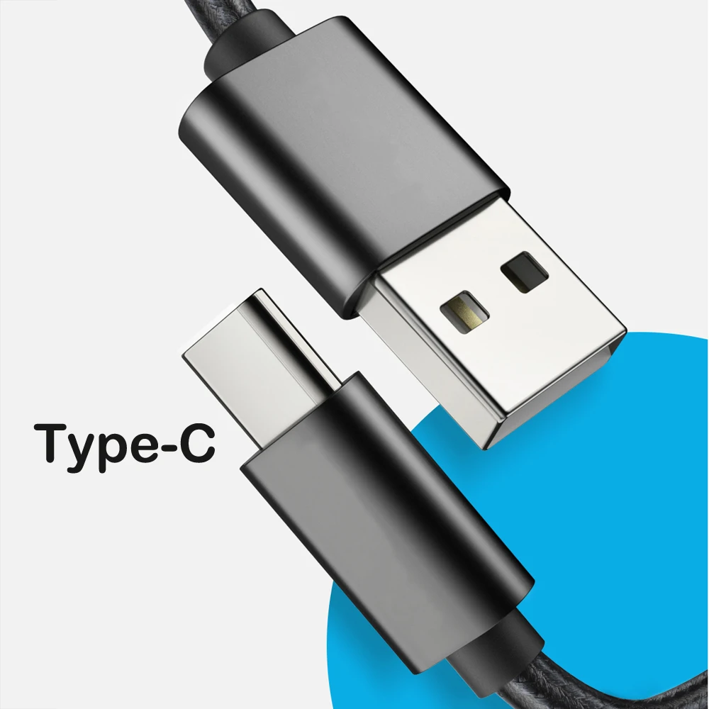 Usb-кабель REZ Type C для быстрой зарядки USB Data USB-C Huawei Samsung S10 S9 Xiaomi MI 8 Redmi Note 7 Type-C USBC |