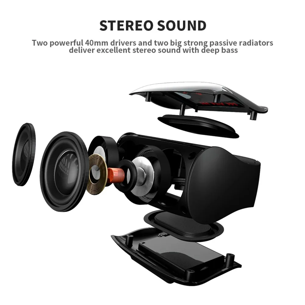 Портативная Bluetooth Колонка Meidong Беспроводная колонка звуковая система