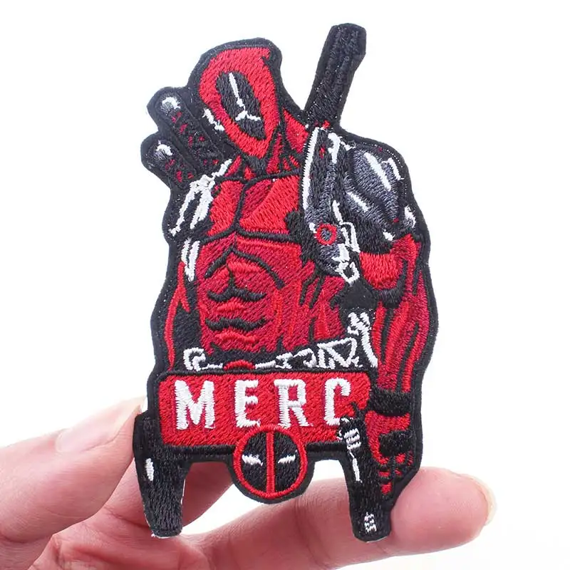Prajna Alien Deadpool маска вышитый значок Железный На Патчи для одежды Аквамен костюм патчи Патч станция наклейка Значки F