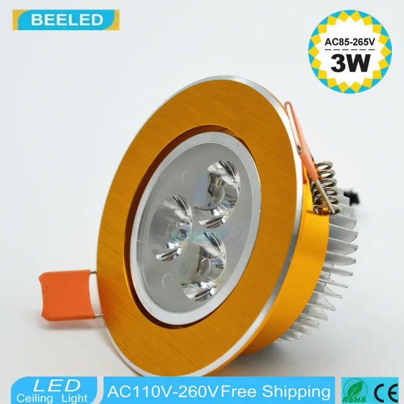 10 шт./лот 3 Вт Светодиодная лампа для дома и гостиной светодиодная точечная