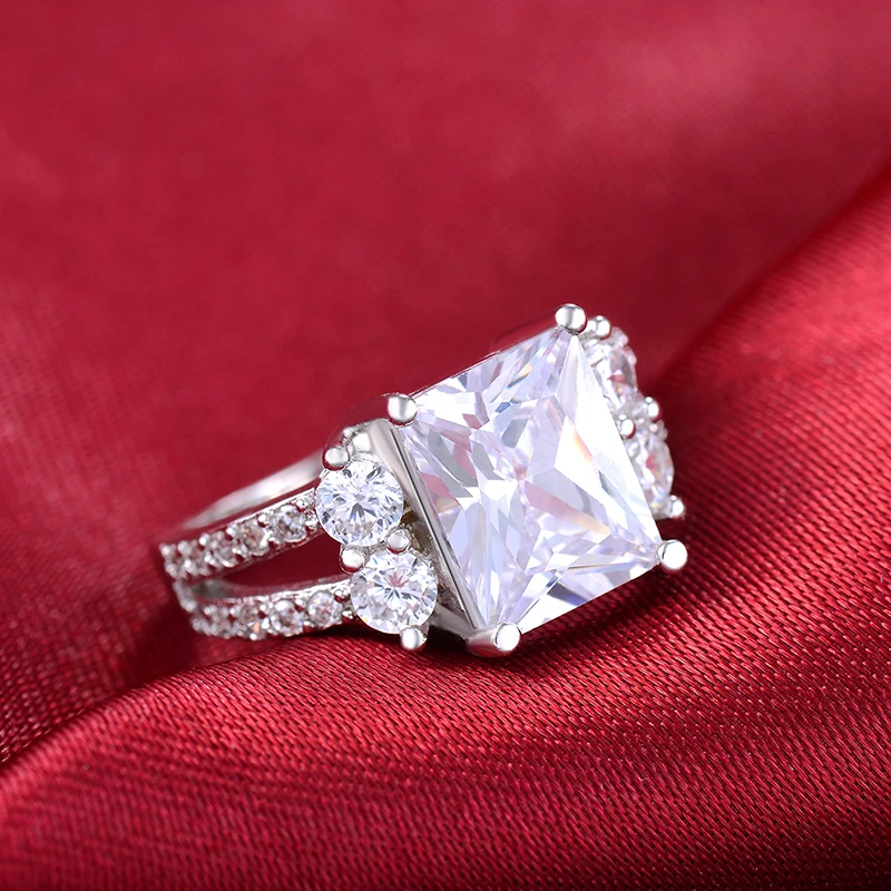 Женское Винтажное кольцо Cincin Wanita обручальное с узором серебристый цвет ААА S925 |