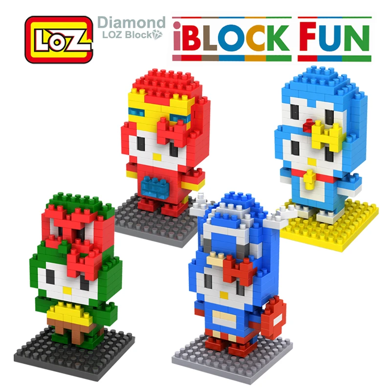 LoZ Алмазные строительные блоки игрушка розовый поросенок игрушки животных серии