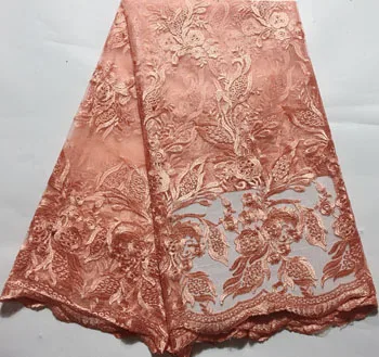 African Lace Fabric 2019 Fabrics High Quality net Embroidery French Tulle For Wedding HSH022 | Дом и сад