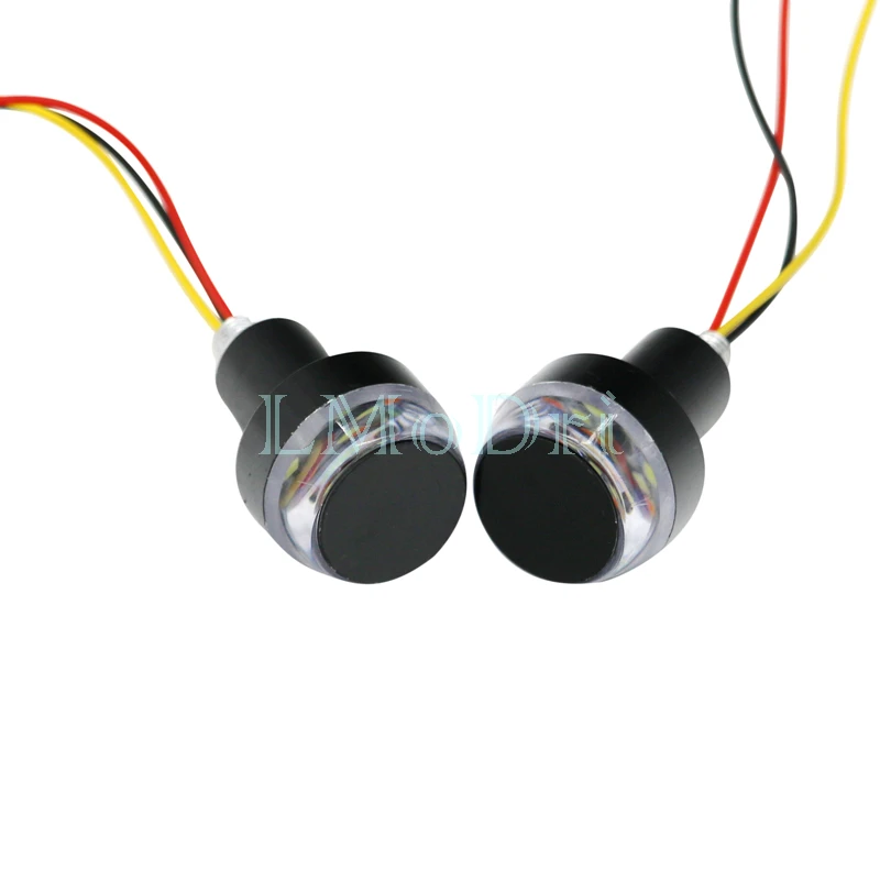 : LMoDri 12V мотоциклов конец светодиодный поворотник светильник мото рукоятка