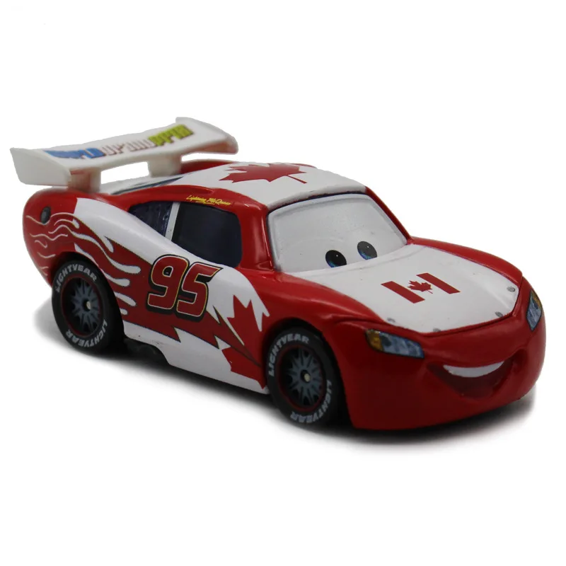 Disney Pixar Тачки 2 3 No.95 Молния Маккуин Канада узор металлический литой под давлением