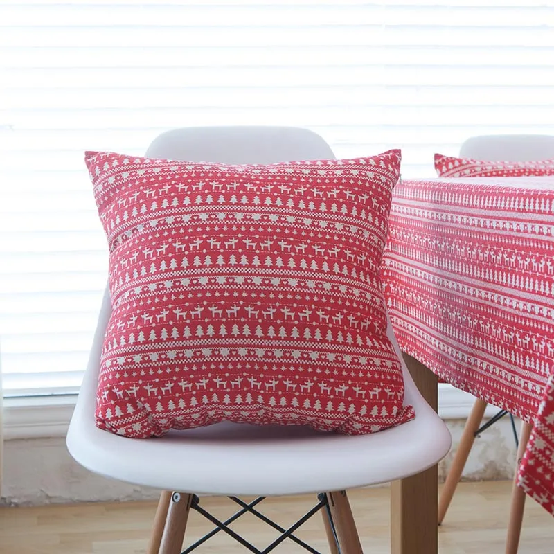 Домашний текстиль Рождество дерево печатные полосы столовое белье для Новый год