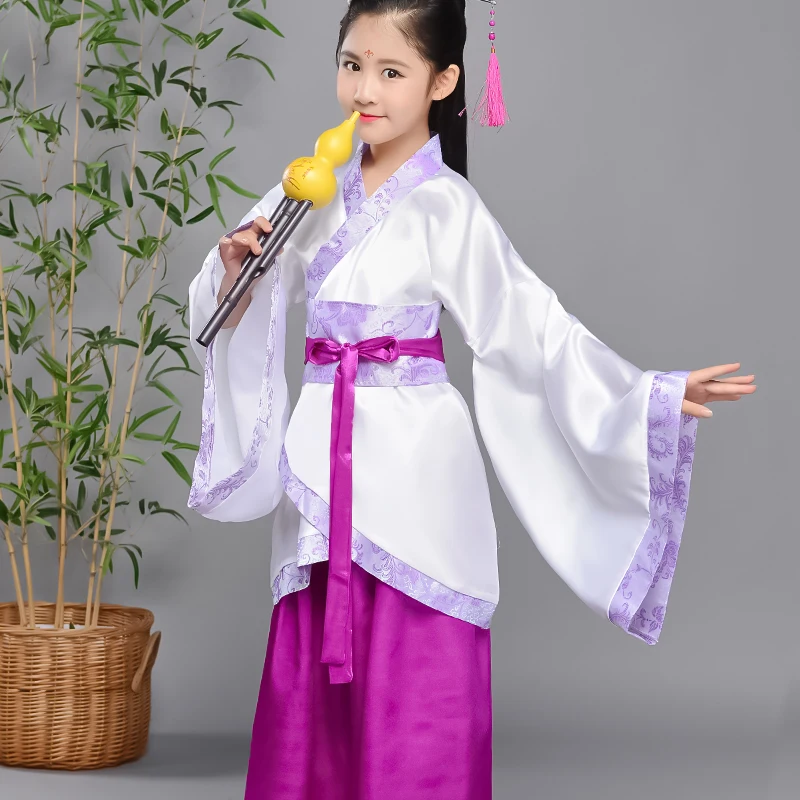 Hanfu/платье для детей Китайская древняя династия Хань принцесса наложница