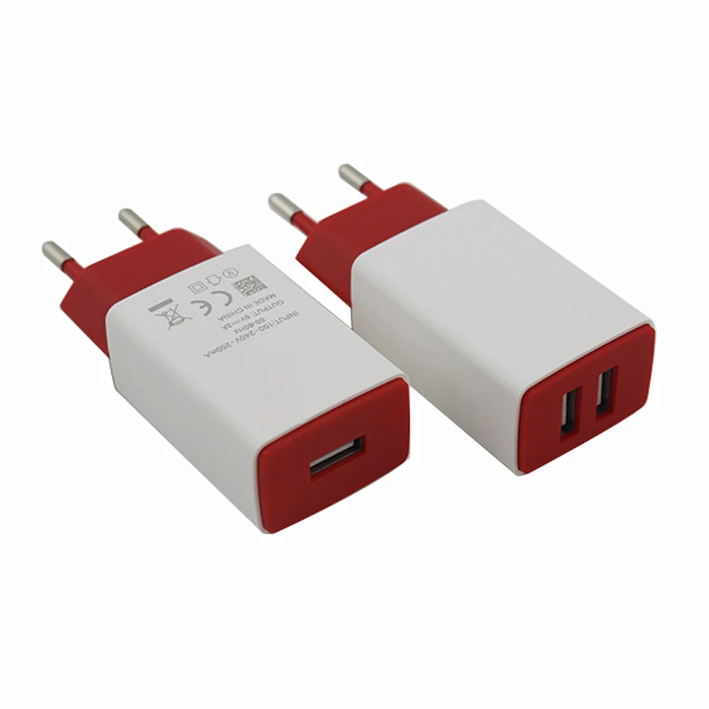 Универсальное зарядное устройство с разъемом USB EU для быстрой зарядки