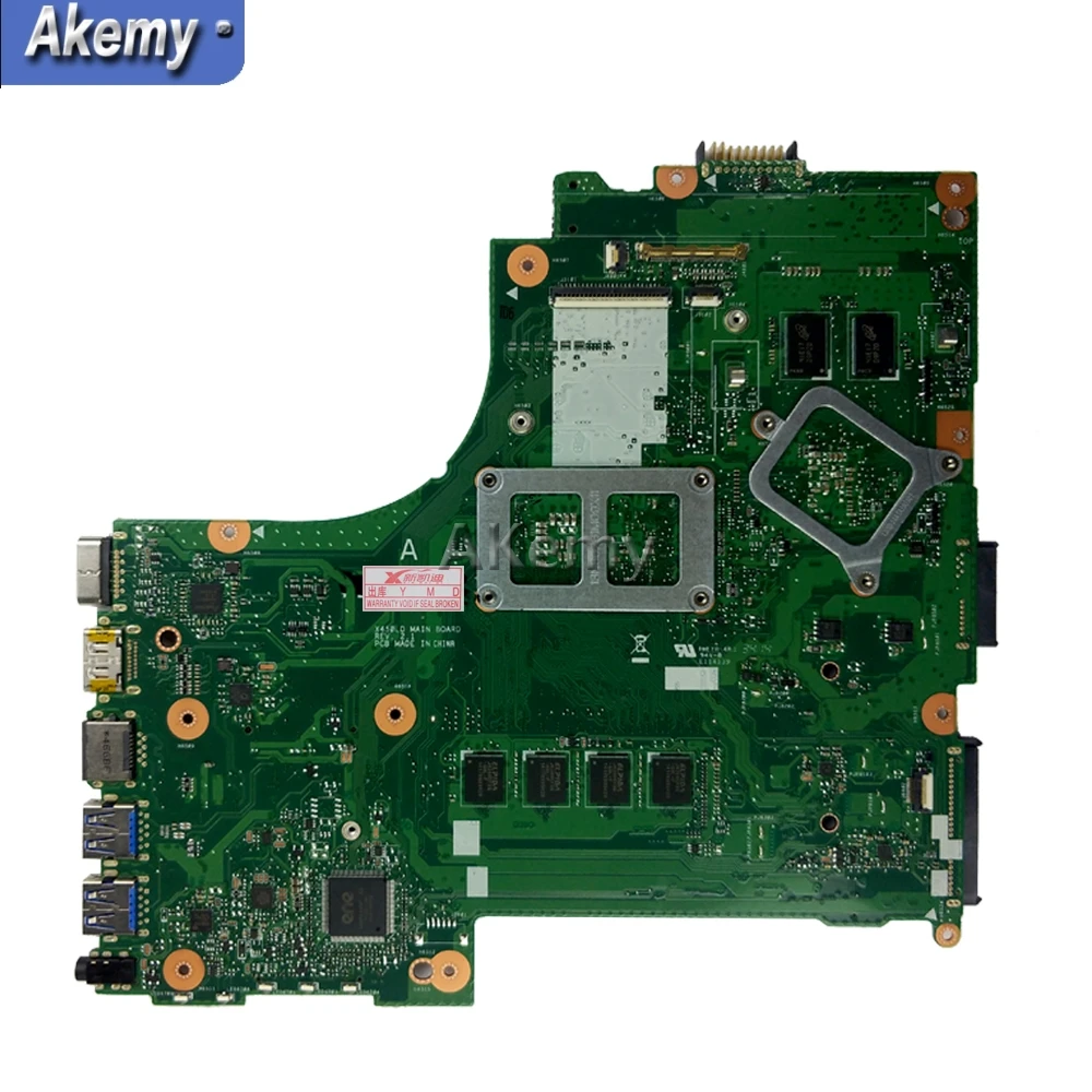 AK X450LD материнская плата для ноутбука For Asus X450LC X450LB тест оригинальная 4G RAM I5-4210U -