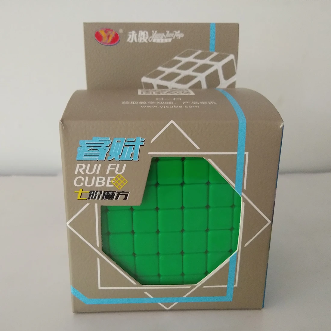 YJ RuiFu 7x7 магический куб, развивающие игрушки для тренировки мозга, кубик Magique Professional-разноцветный