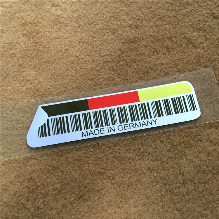 2 шт. автомобильные наклейки с национальным флагом штрихкодов изготовленные в