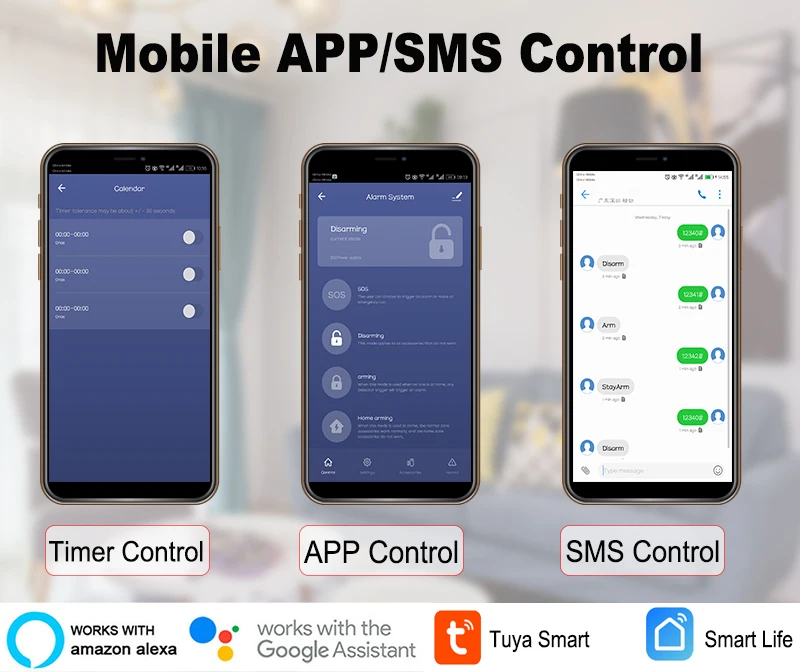 KONLEN Tuya Smart Life MINI WIFI GSM домашняя система сигнализации беспроводная с IP видео