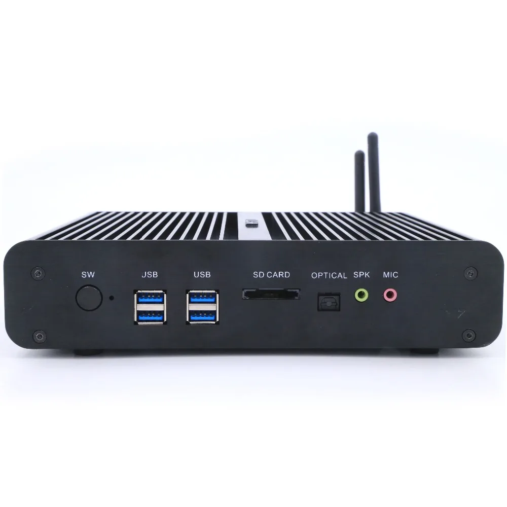 Мини ПК оконные рамы 10 Core i7 5500u Dual Lan 2 HDMI компьютер без вентилятора 8 порты usb ГБ
