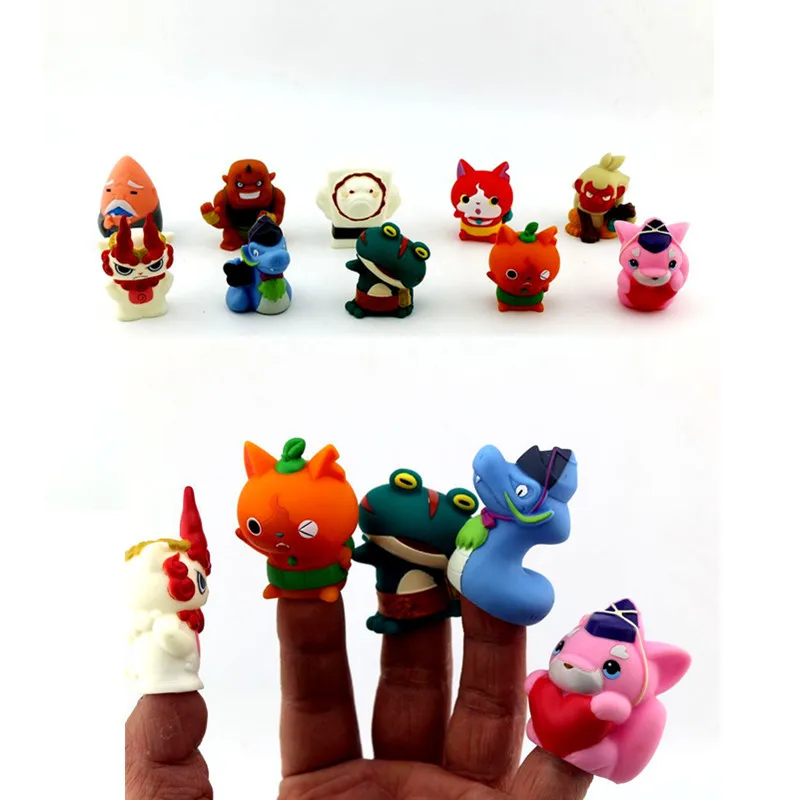 5 шт./лот аниме Yokai Yo kai Watch Toys Montre Finger кукольная фигурка модель игрушки куклы