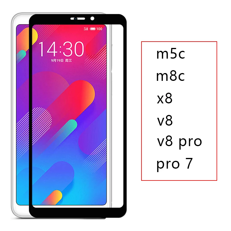 Защитное стекло для Meizu M5c M8c X8 V8 Pro 7 закаленное стекло на Maisie M 5c 8c X V 8 Защитная пленка для экрана Tremp
