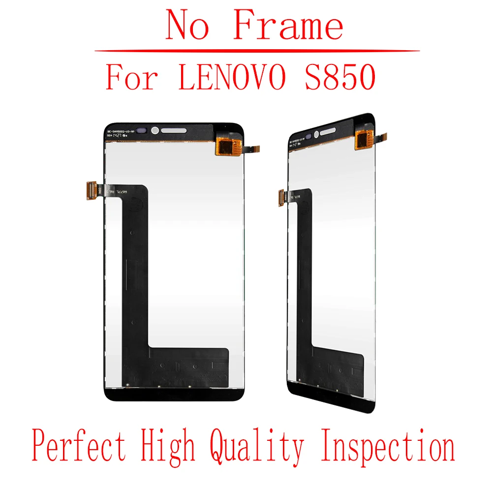 5 0 &quotОригинальный для lenovo S850T ЖК-экран с рамкой дигитайзер сборка S850 Замена