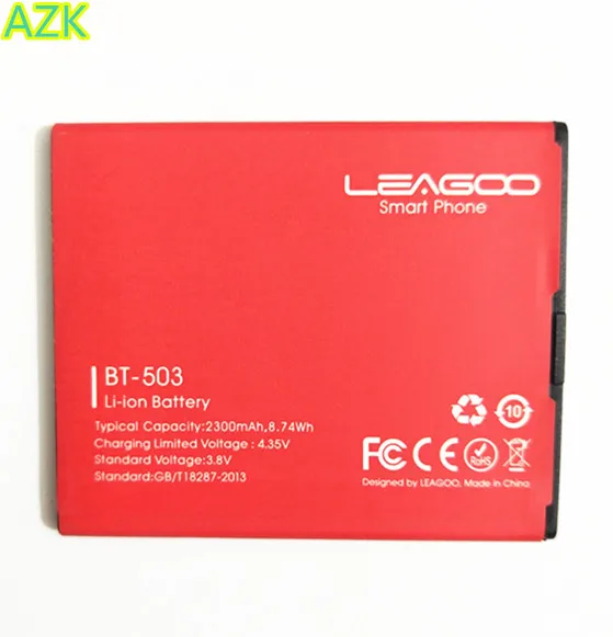 АЗК Новый Leagoo Z5 Батарея Замена BT-503 высокое Ёмкость 2300 мА/ч BT503 литий-ионный