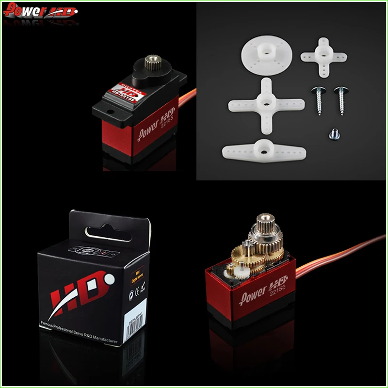 Мощность HD-2215S Micro Digital Servo 2 6 KG 14 2g 21T с металлической шестерней для вертолета 450 |